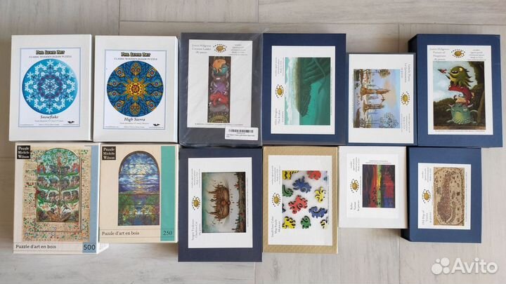 Деревянные пазлы Liberty и Artifact