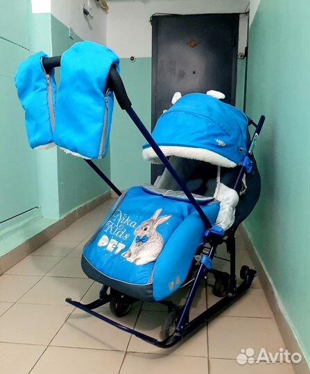 Санки коляска ника 7-2