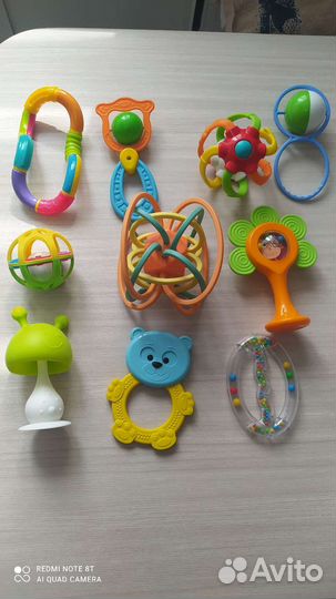 Прорезыватели грызунки, погремушки
