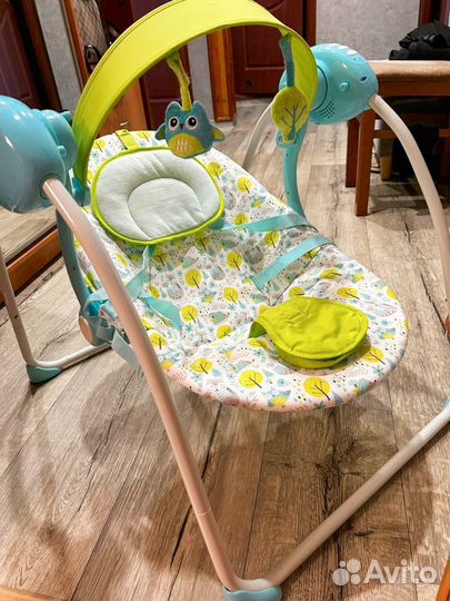 Детская качеля шезлонг