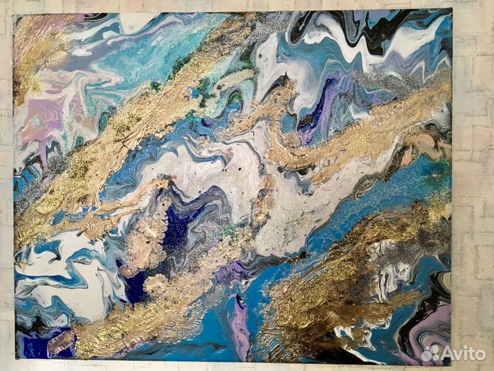 Картина Fluid art