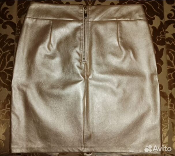 Кожаная юбка