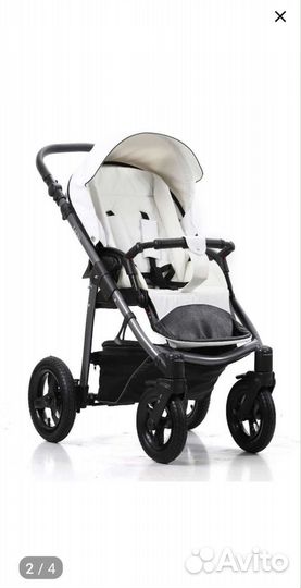 Коляска 2 в 1 экокожа новая