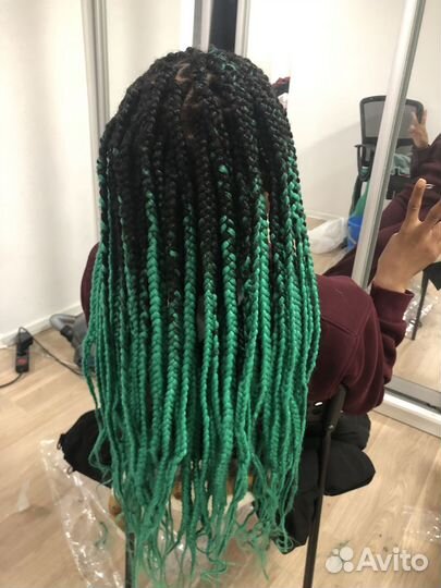 Плетение кос с канекалоном