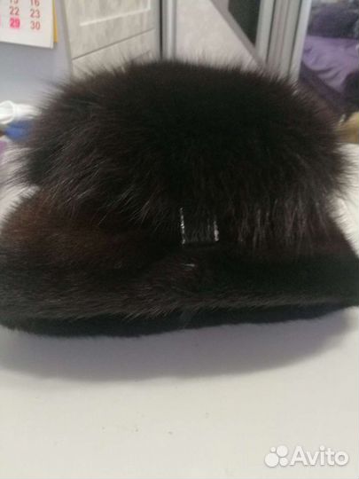 Шапка норковая женская