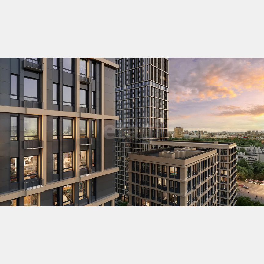 3-к. квартира, 56 м², 21/30 эт.