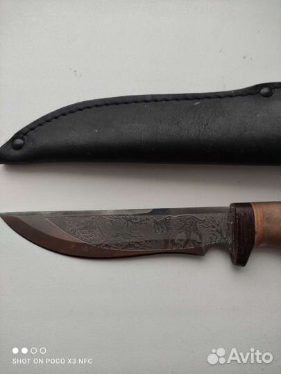 Нож охотничий ручной работы
