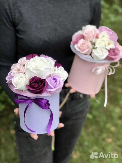 Букет с пионом (сакура, розы)