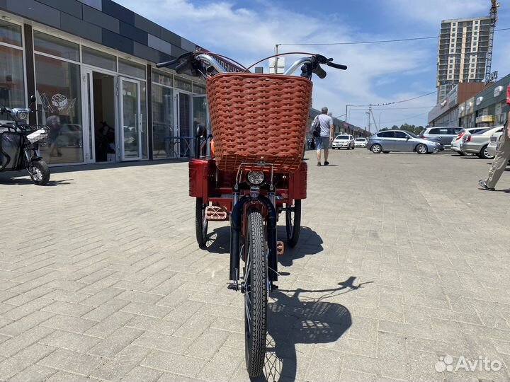 Электровелосипед трехколесный