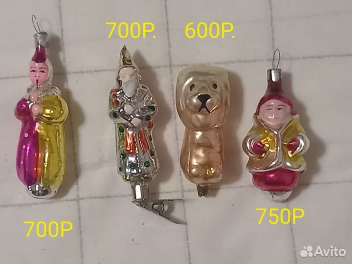 Елочные игрушки СССР