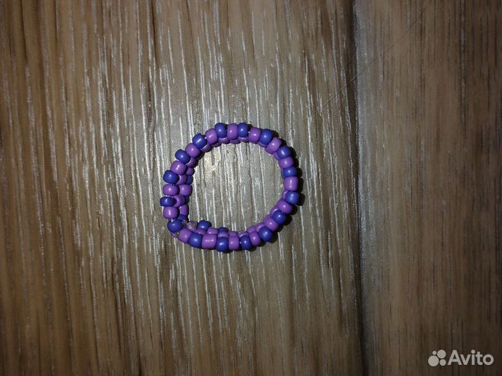 Кольцо из бисера