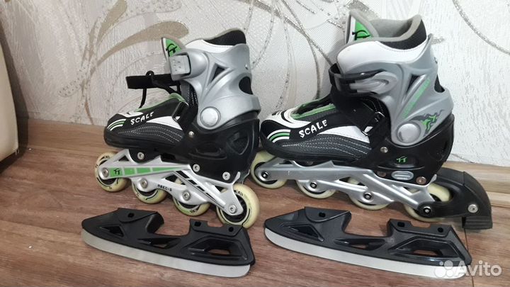 Роликовые коньки детские раздвижные