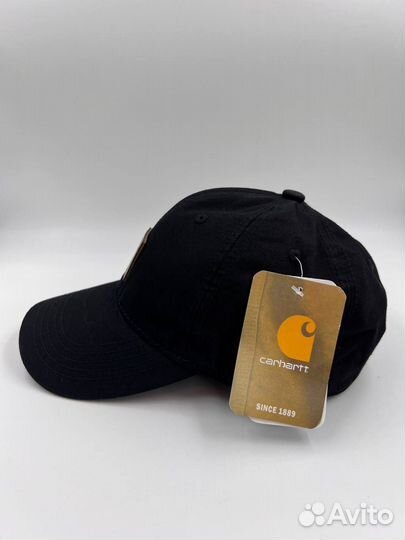 Кепка бейсболка Carhartt WIP черная 2024 классика