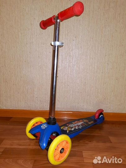 Самокат 3-х колёсный Paw Patrol Scooter Mini Blue
