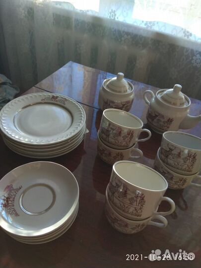 Чайный сервиз фарфор новый
