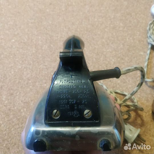 Утюг электрический СССР