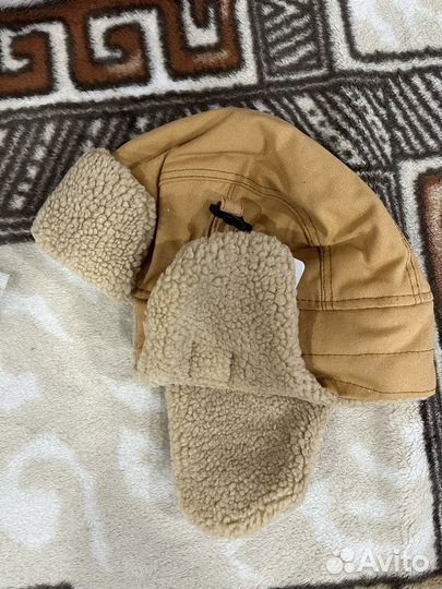 Шапка ушанка carhartt с мехом