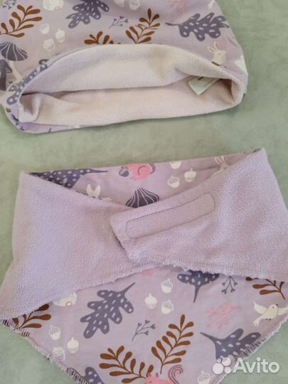 Шапка и горловина для девочки