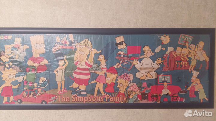 Большой плакат Simpsons