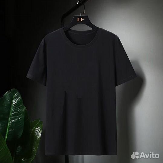 Футболка oversize черная или белая, базовая