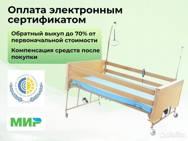 Кровать медицинская функциональная