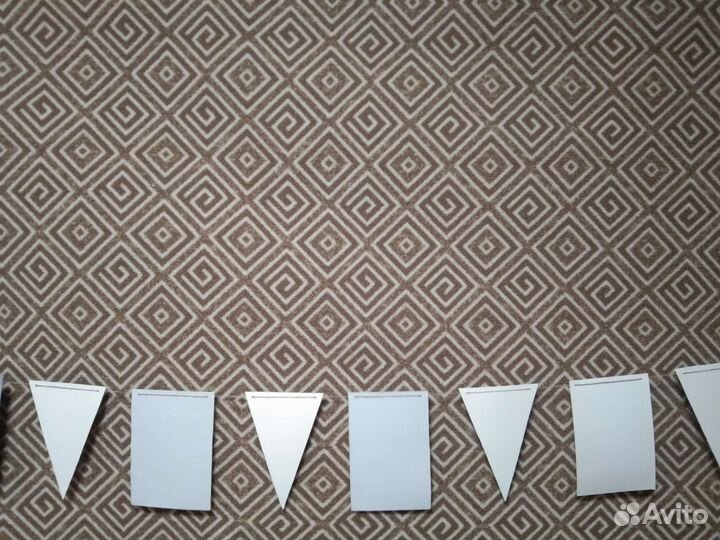 Поделка. Флажки с цветами 175 см