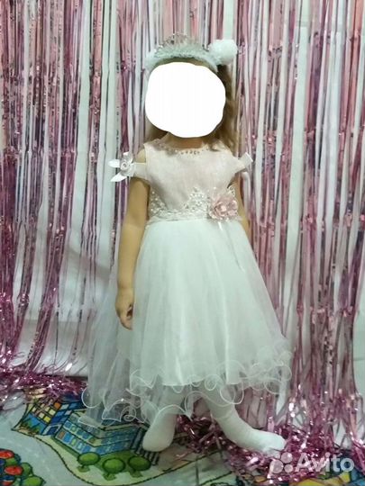 Праздничное платье для девочки 3-4 года