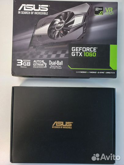 Видеокарта asus GTX 1060 3gb