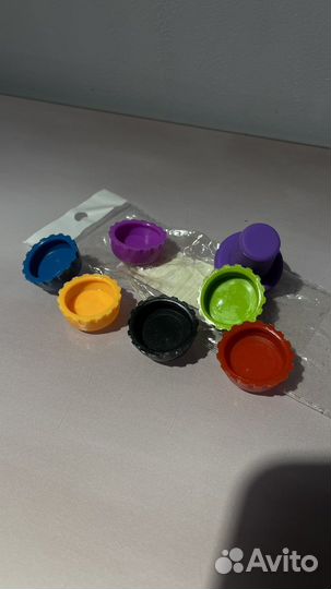 Пробки силиконовые для бутылок новые набор