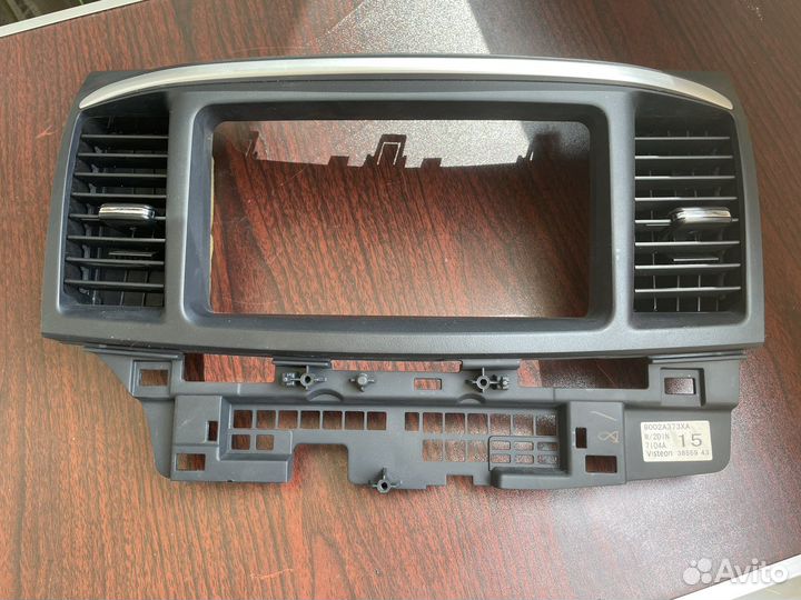 Рамка для магнитолы 2 DIN Lancer X