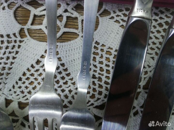 Столовый набор мельхиор посеребрение