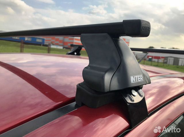 Поперечины inter на гладкую крышу за проем 20х30