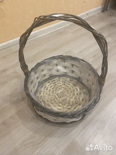 Корзина плетеная упаковка подарка