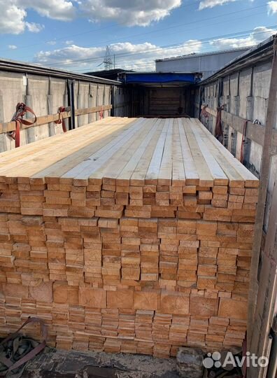 Доска обрезная 40х200х6000