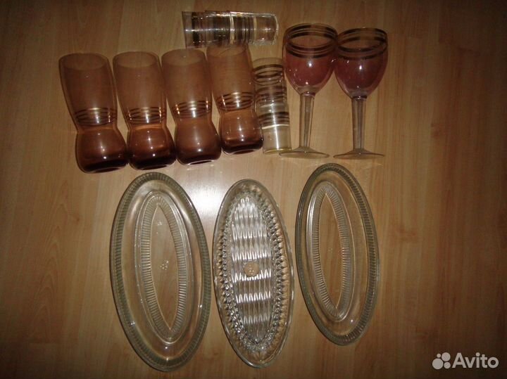 Стаканы фужеры стопки селедочницы