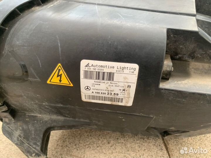 Фара правая Mercedes-Benz Ml W166 M157 2013