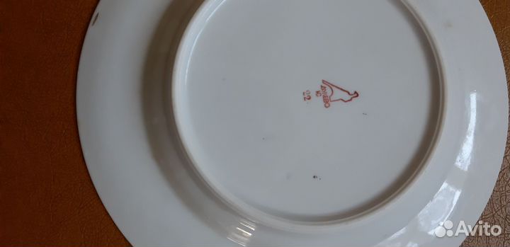 Фарфоровые тарелки СССР для десерта