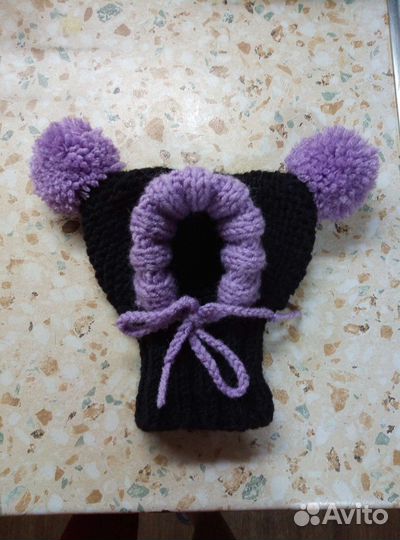 Шапочка для собак мелких пород