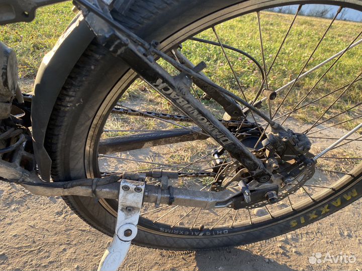 Электровелосипед двухподвес