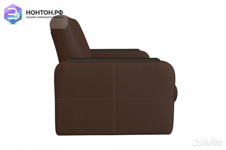 Диван книжка Вега-28 темно-коричневый