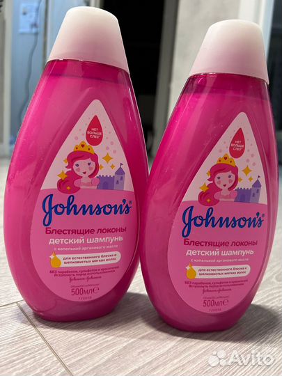 Детский шампунь Johnson's Блестящие локоны 500мл