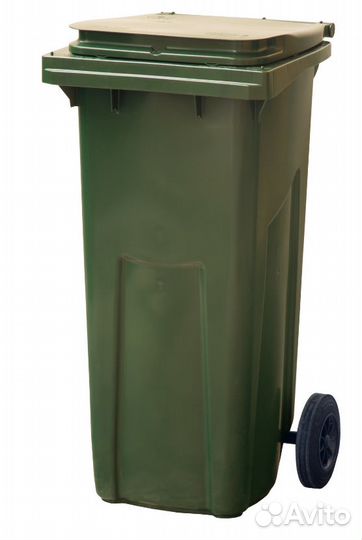 Мусорный контейнер 120 л., 1100 л. пластик