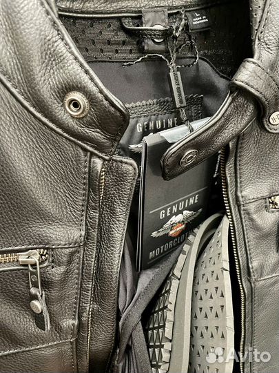Кожаная куртка Harley-Davidson 3-В-1, размер L