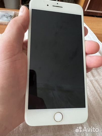 Дисплей iPhone 7 Plus + кнопка Home+защита стекло