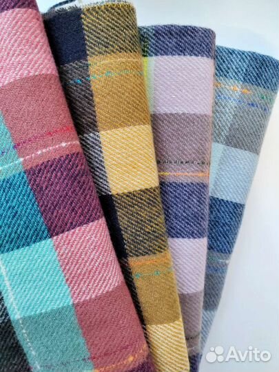 Палантин женский в клетку