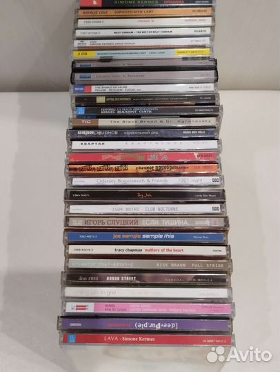 Фирменные компакт диски cd 30шт