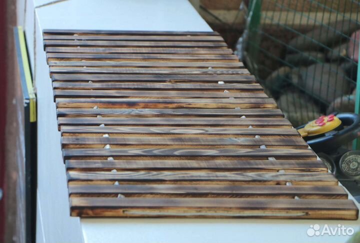 Деревянная садовая дорожка