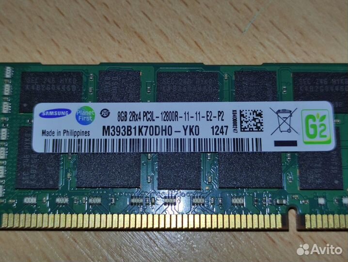 Озу Samsung DDR3 32GB 1600MHz ECC REG