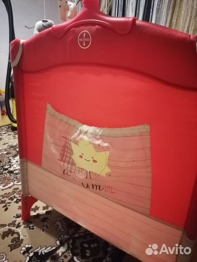Детская кровать манеж с матрасом