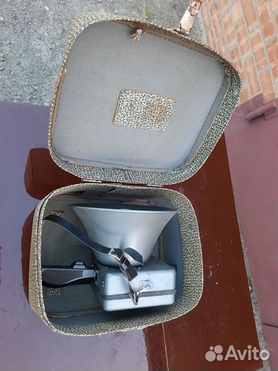 Рупор, громкоговоритель с футляром винтаж СССР